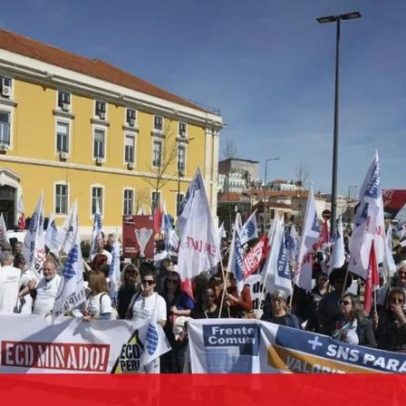 500 manifestantes em Lisboa exigem aumentos no setor público