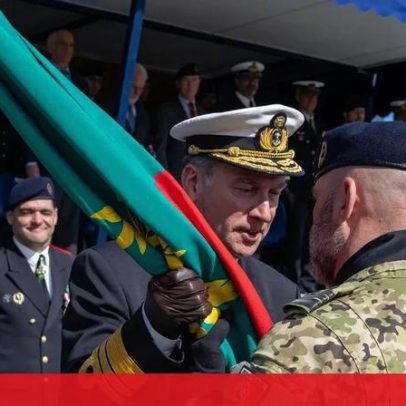 Fuzileiros em missão de oito meses na Lituânia e patrulha de F-16 no Báltico