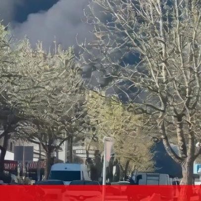 Incêndio atinge fábrica de isolamentos em Pombal