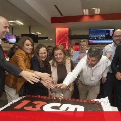 CMTV celebra 13 anos com a frase 'fazemos notícias como ninguém'