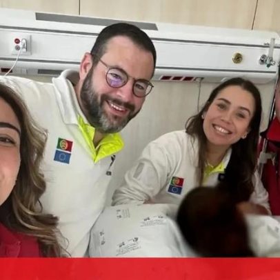 Ambulância com grávida em parto é abalroada no Hospital de Santa Maria