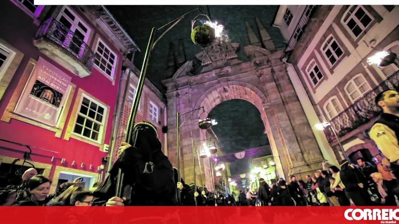 Os farricocos, antigos penitentes públicos, são atração em Braga na Semana Santa
