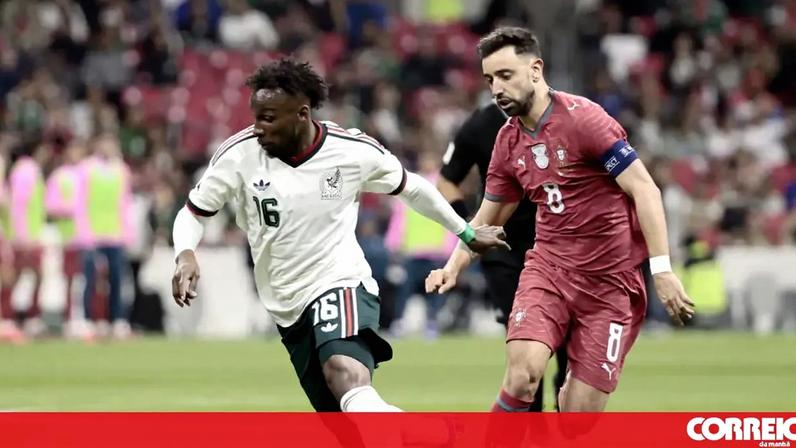 Portugal empatou a zero com o México na reabertura do Estádio Azteca