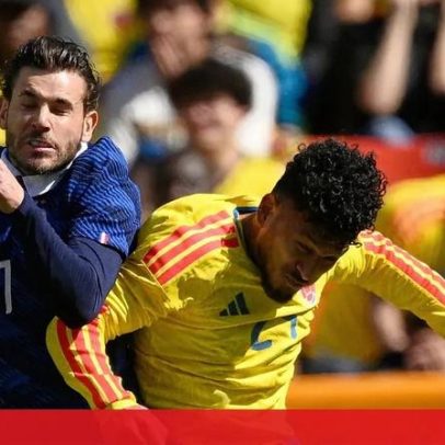 Colômbia, adversária de Portugal no Mundial 2026, perde para França