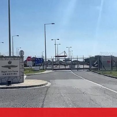 Sirenes voltam a soar na base aérea britânica em Chipre