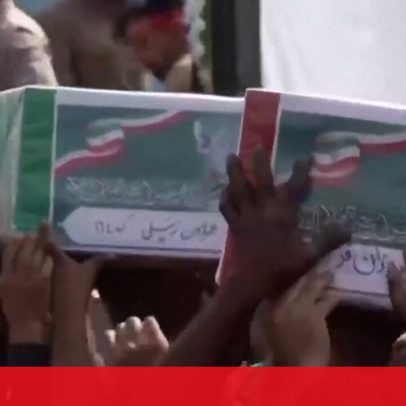 Milhares acompanham funeral das vítimas de ataque a escola no Irão