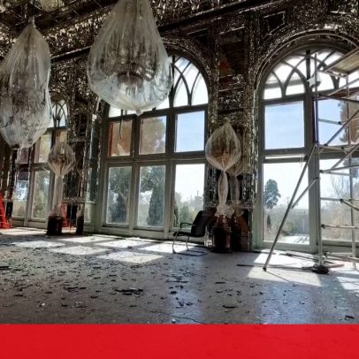 Vídeo mostra destruição de palácio iraniano, património UNESCO