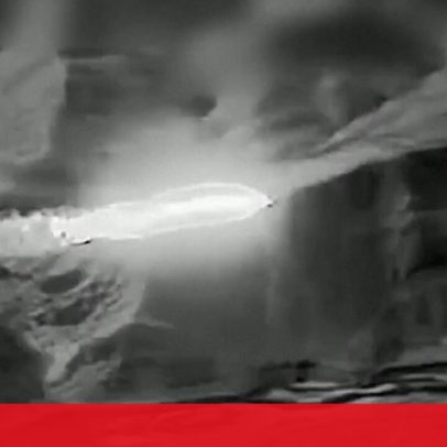 Israel divulga imagens de jato iraniano a ser abatido