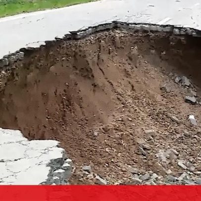 Populares contestam encerramento da EN 109-4 há três meses após derrocada