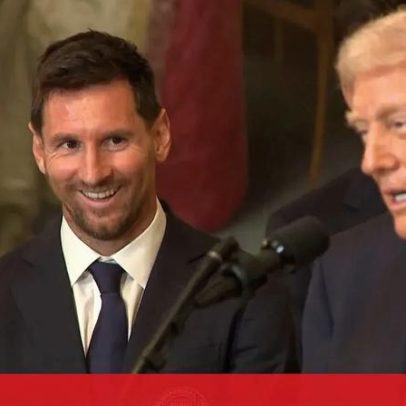 Trump compara Messi a Pelé durante cerimônia na Casa Branca