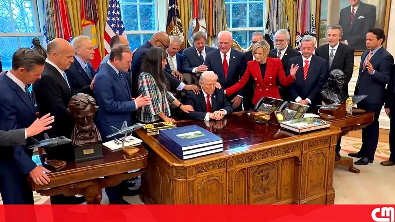 Líderes cristãos rezam por Trump e pelas pessoas na guerra no Oriente Médio