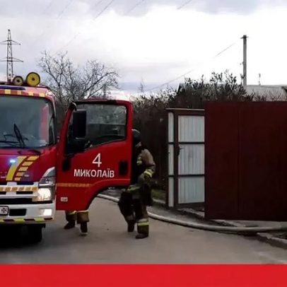 Ataque com drone russo fere pelo menos três em Mykolaiv