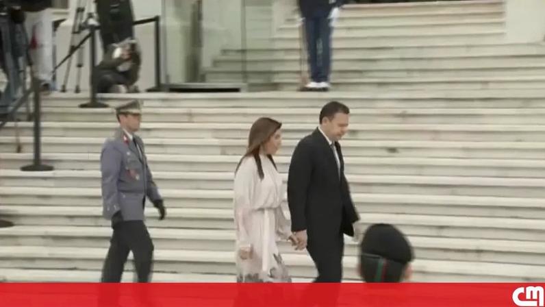 Luís Montenegro chega à Assembleia da República