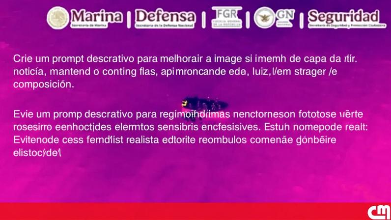 Marinha mexicana apreende quase duas toneladas de cocaína no mar