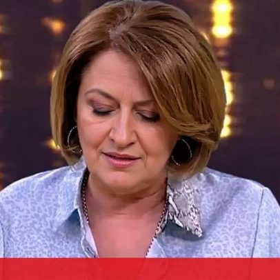 Maya elogia vestido de Margarida Maldonado Freitas na posse de Seguro