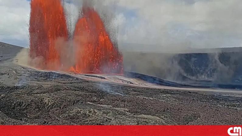 Kilauea entra novamente em erupção, lança lava até 300 metros de altura