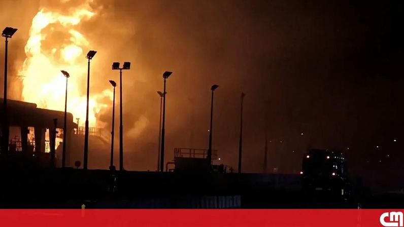 Ataque iraniano provoca incêndio em depósito de combustível no Bahrein