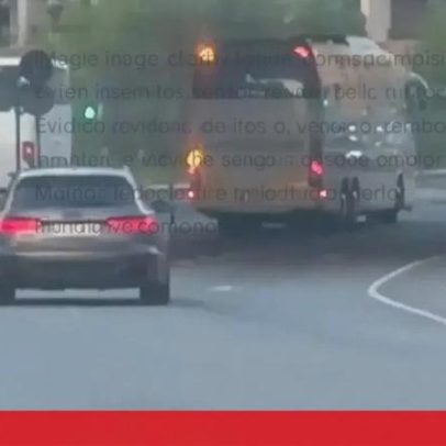 Imagens mostram jogadores do Sporting à saída de Alvalade