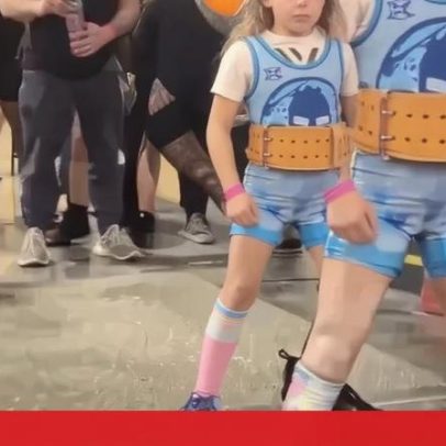 Criança de nove anos levanta 80 quilos, impressionando adultos