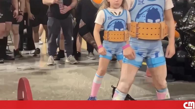 Criança de nove anos mostra-se a levantar 80 quilos e deixa adultos sem palavras