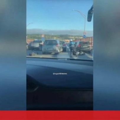 Suspeitos em fuga na Ponte 25 de Abril ferem a polícia e são intercetados