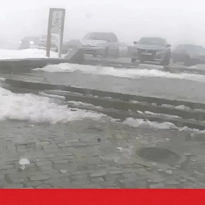 Nevão persiste há três meses na Serra da Estrela