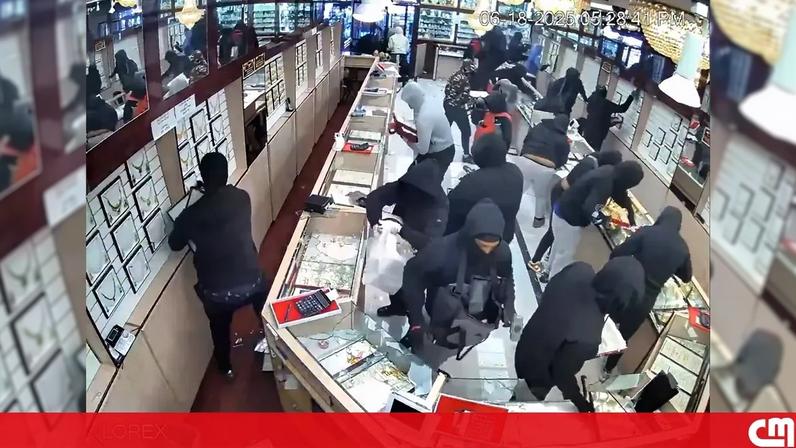 Vídeo mostra assalto a joalharia na Califórnia com 1,7 milhões em joias