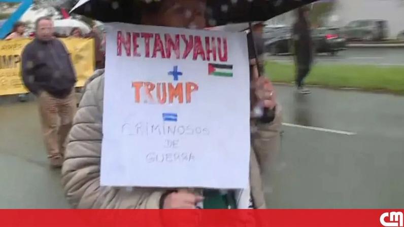 Centenas manifestam-se em Lisboa pela paz e contra a guerra no Médio Oriente