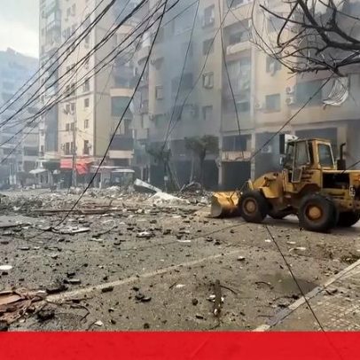 Limpeza em Beirute segue após ataques israelitas