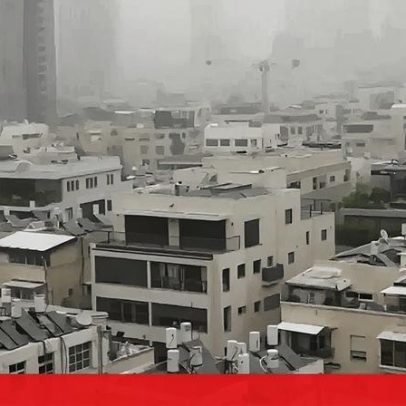 Novas imagens mostram tempestade de areia que varre zonas do Médio Oriente