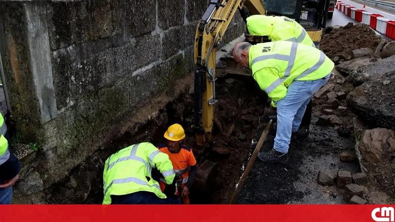Reparação de estradas danificadas por tempestades, 90% concluída