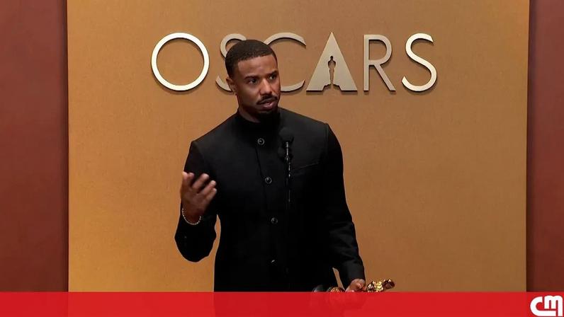 “Sonhem em grande e sejam gentis”: A mensagem de Michal B. Jordan após conquistar Óscar de Melhor Ator