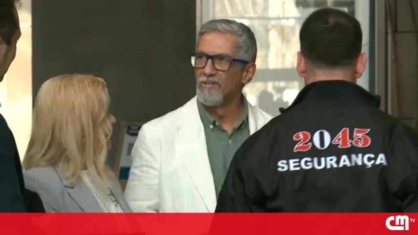 Nuno Homem de Sá em tribunal para primeira sessão do julgamento de violência doméstica contra Nádia Lopes