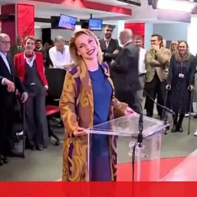 Luciana Abreu canta os parabéns em direto à CMTV