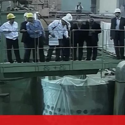 Imagens de arquivo mostram interior de central nuclear atingida por projétil
