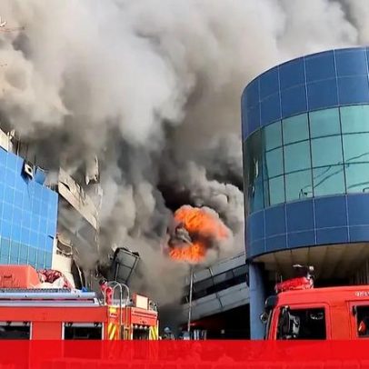 Incêndio em fábrica na Coreia do Sul deixa mais de 50 feridos
