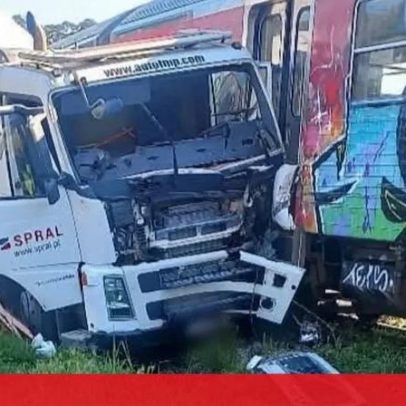 Acidente entre camião e comboio corta Linha do Vouga