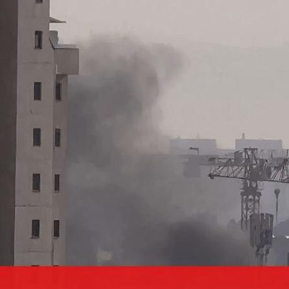 Vídeo mostra nuvem de fumo causada por explosão em Telavive