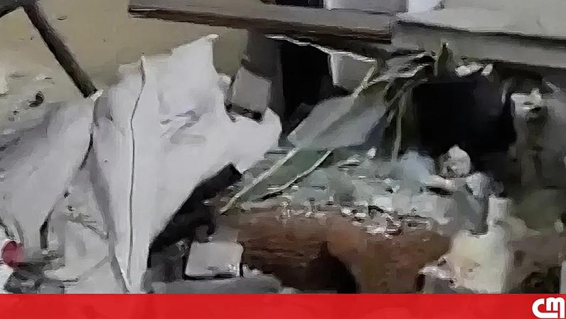 Vídeo mostra destroços de edifício residencial em Israel