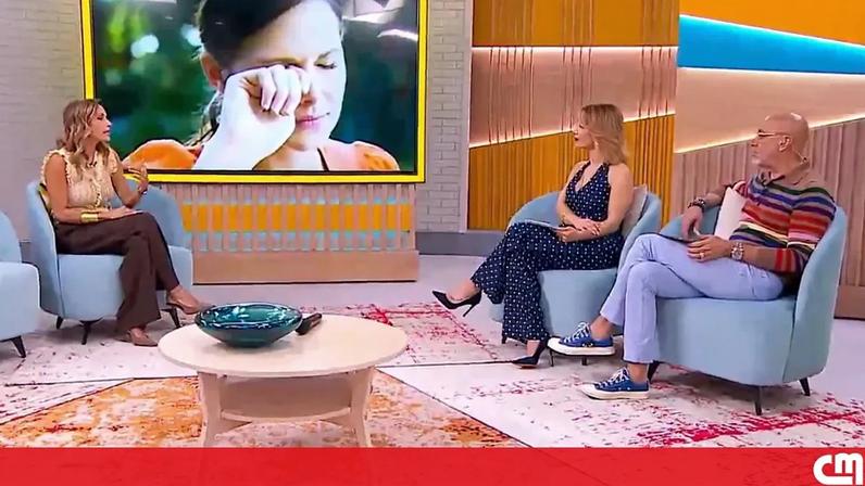 Imagem de Sofia Campina, médica imunoalergologista, durante entrevista no programa 'Olá! Bom Dia!'