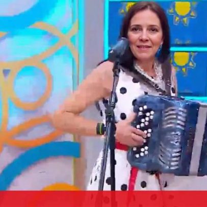 Rosinha apresenta novo tema no programa Olá Bom Dia