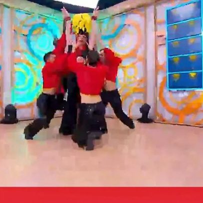 Trechos do espetáculo de Carmen Miranda no Politeama exibidos no Olá, Bom Dia