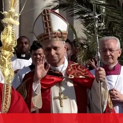 Papa Leão XIV celebra Domingo de Ramos e inicia a Semana Santa