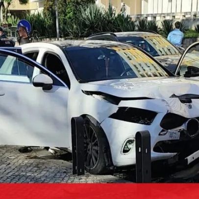 Condutor com sete ocupantes tenta colidir com agentes da PSP em Lisboa