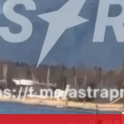 Imagens mostram ataques a portos petrolíferos na Rússia