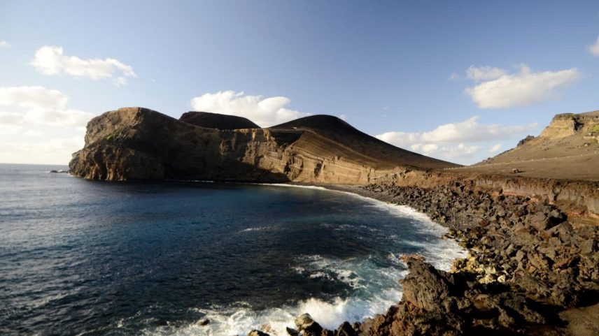 Vulcão dos Capelinhos nos Açores