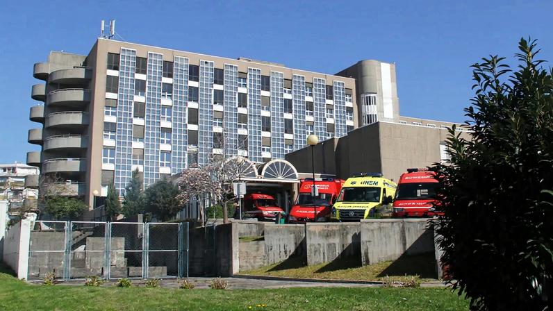 Vítima foi levada para o Hospital de Santo António