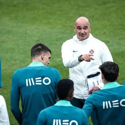 Portugal treina pela primeira vez no México com Paulinho