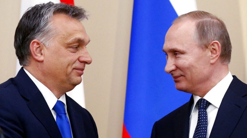 Viktor Orbán e Vladimir Putin