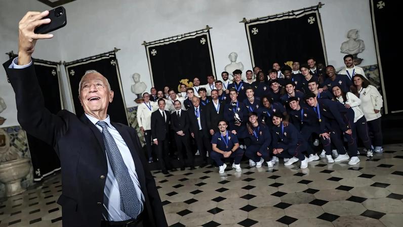 As selfies foram uma imagem de marca da presidência de Marcelo